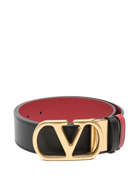 Vlogo Signature Leather Reversible Belt