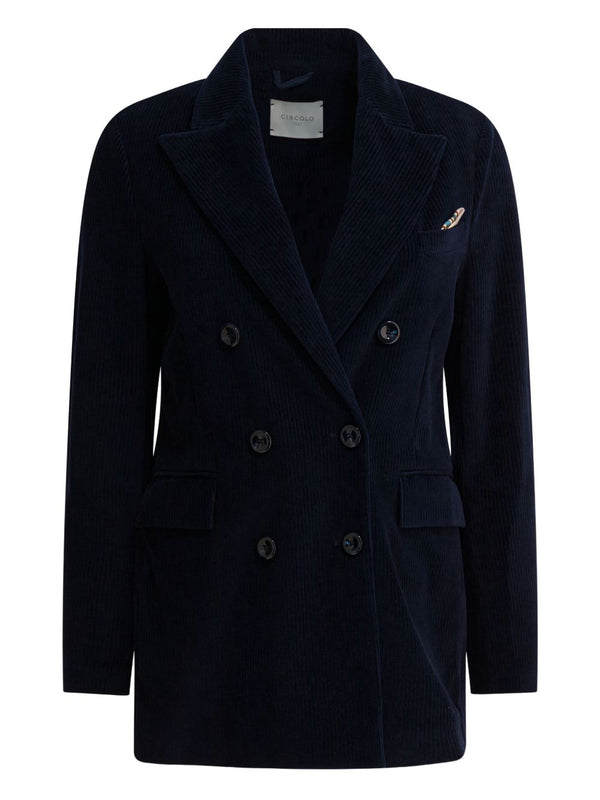 Cotton Double-Breasted Jacket