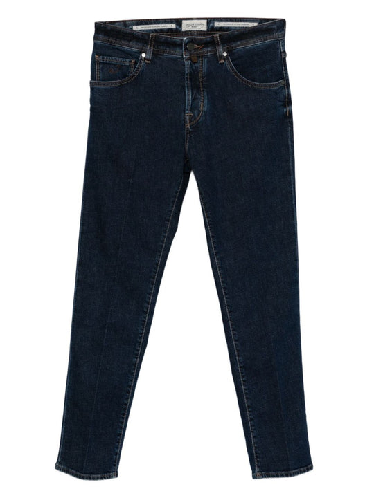 Slim Fit Cropped Denim Jeans