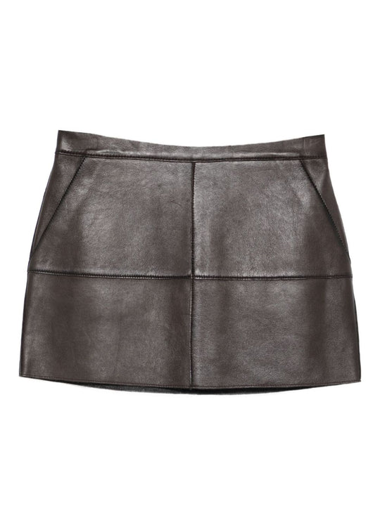 Leather Mini Skirt