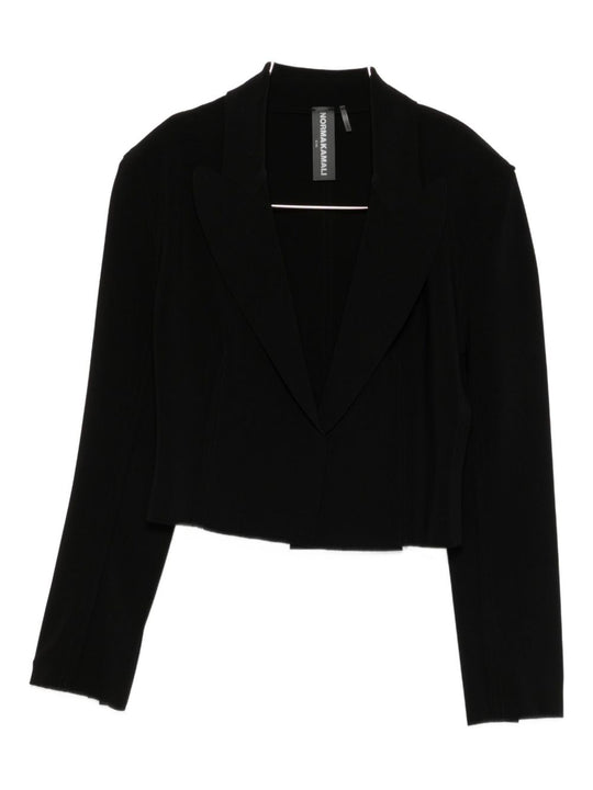 Single-Breasted Cropped Jacket