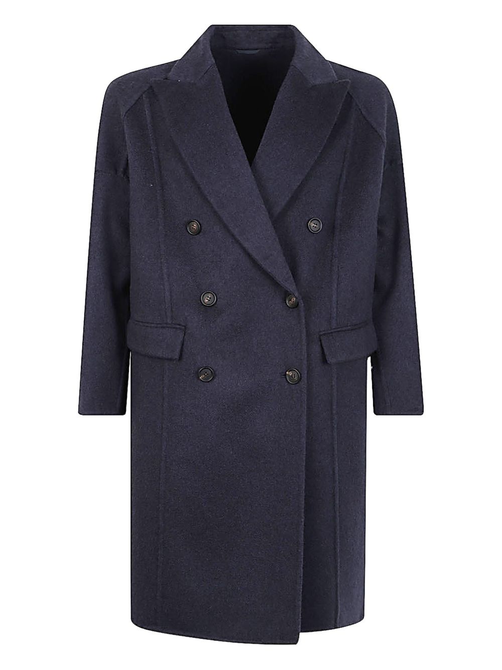 Brunello Cucinelli Coats - Blue and green | 970e62a0d1456641e3b44eff143f0ac6888ea3fd