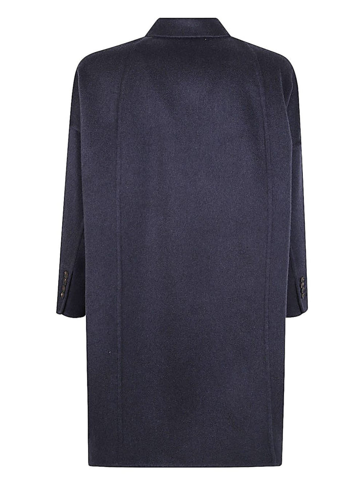 Brunello Cucinelli Coats - Blue and green | 7730b31a0f663007a467a9f981abea12d4aa3d5a