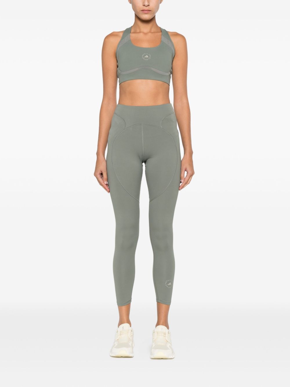 Adidas By Stella Mccartney Trousers - Blue and green | 6015050d74e61890cd7af704b338cc68ab3c35d8
