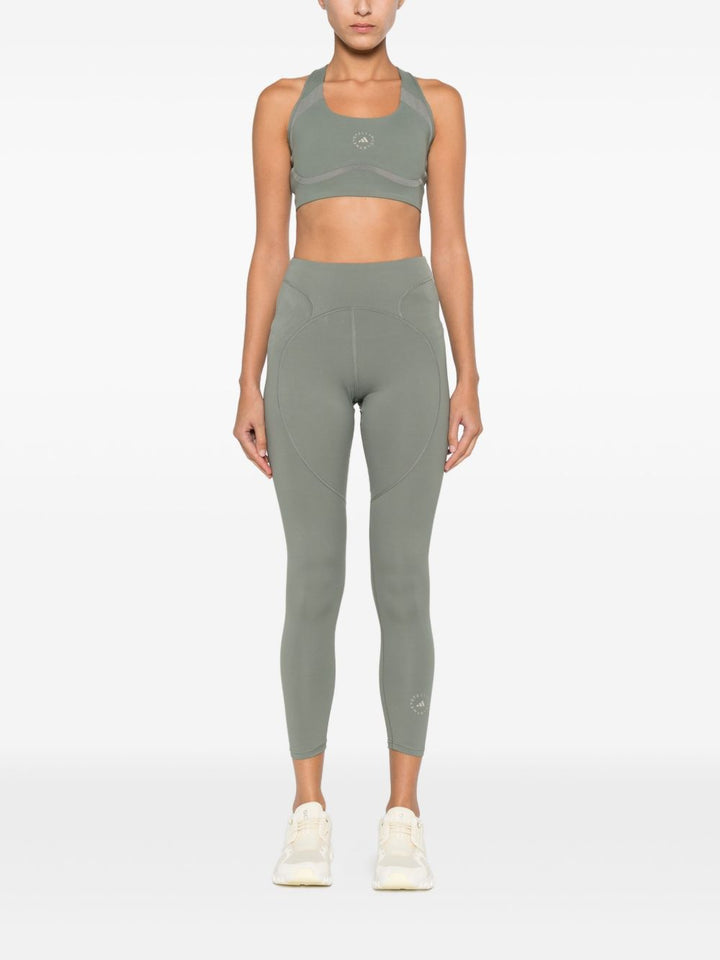 Adidas By Stella Mccartney Trousers - Blue and green | 76ef35fd3a4f2fac4f431a2b283f03505f64b5c7