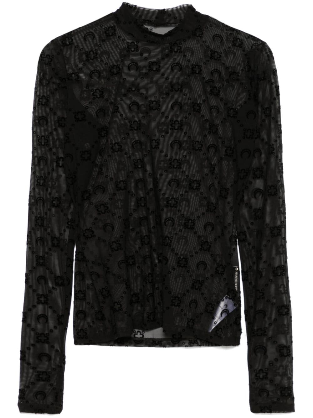 Marine Serre Top - Blacks and greys | 74062c95a4f976dd72dd5b3c74d8c003d4ff867f