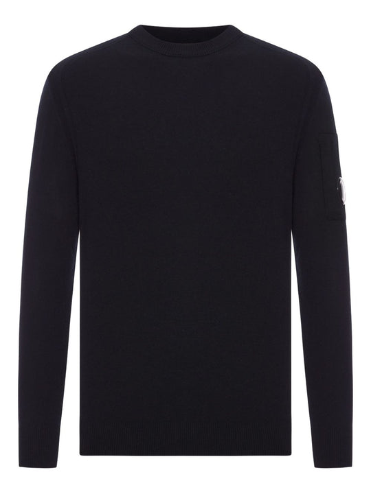 Logo Wool Crewneck Sweater