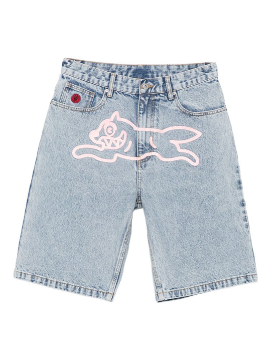 Running Dog Denim Shorts