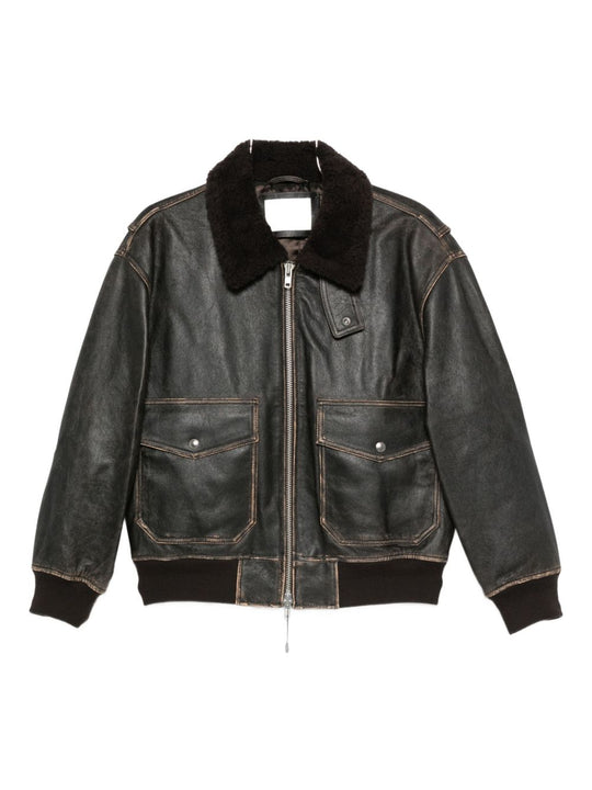 Leather Shearling Jacket