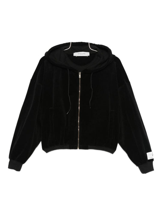 Cotton Cropped Hoodie