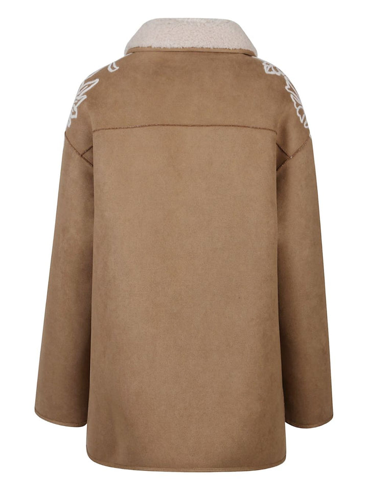 Ermanno Firenze Coats - Brown | 4c7ae08b035253ea1acba7d145e31cfb16e19415