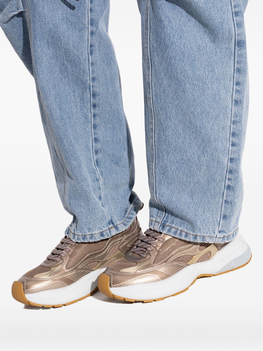 Emporio Armani Exclusive Sneakers - Brown | f869b44b4da4b798fdb6a790529fd515e2d49a59