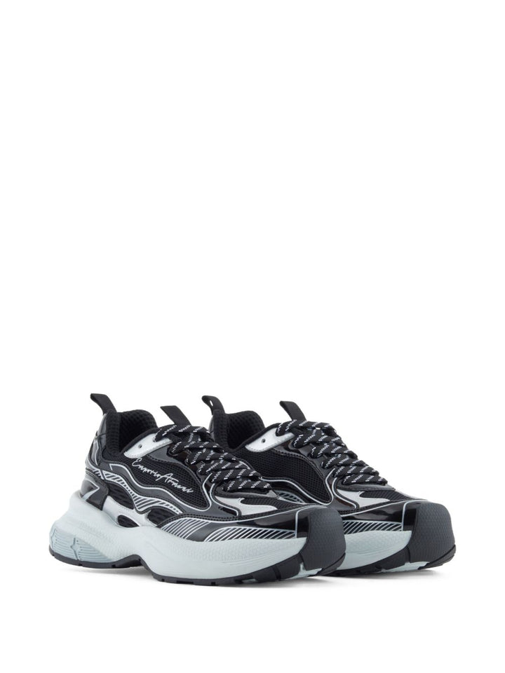 Emporio Armani Exclusive Sneakers - Blacks and greys | 6d76b211adbbf1b34b1d6fd416b4e89afae023df