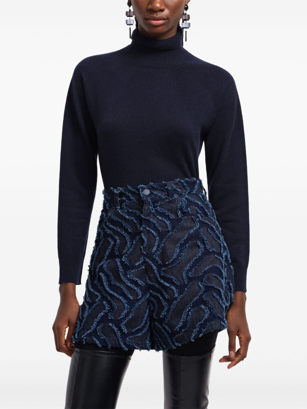 Emporio Armani Shorts - Blue and green | ddbbaa5c14068e4ad14783b95150671ed547df0d