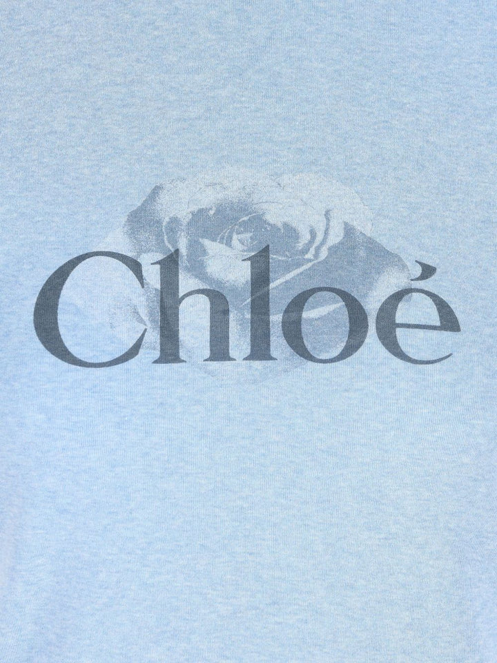 Chloè T-shirts and Polos - Blue and green | 02cd71b8e5d5d272a42141f05ae0893c33f35009