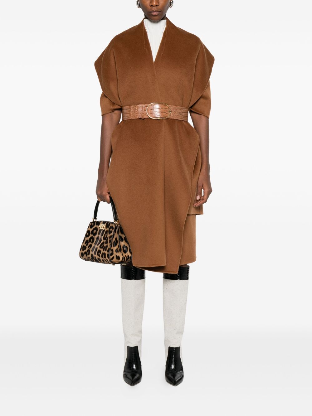Elisabetta Franchi Coats - Brown | 27196c61044c2b8a8cf65f821b52b7e81df78e52