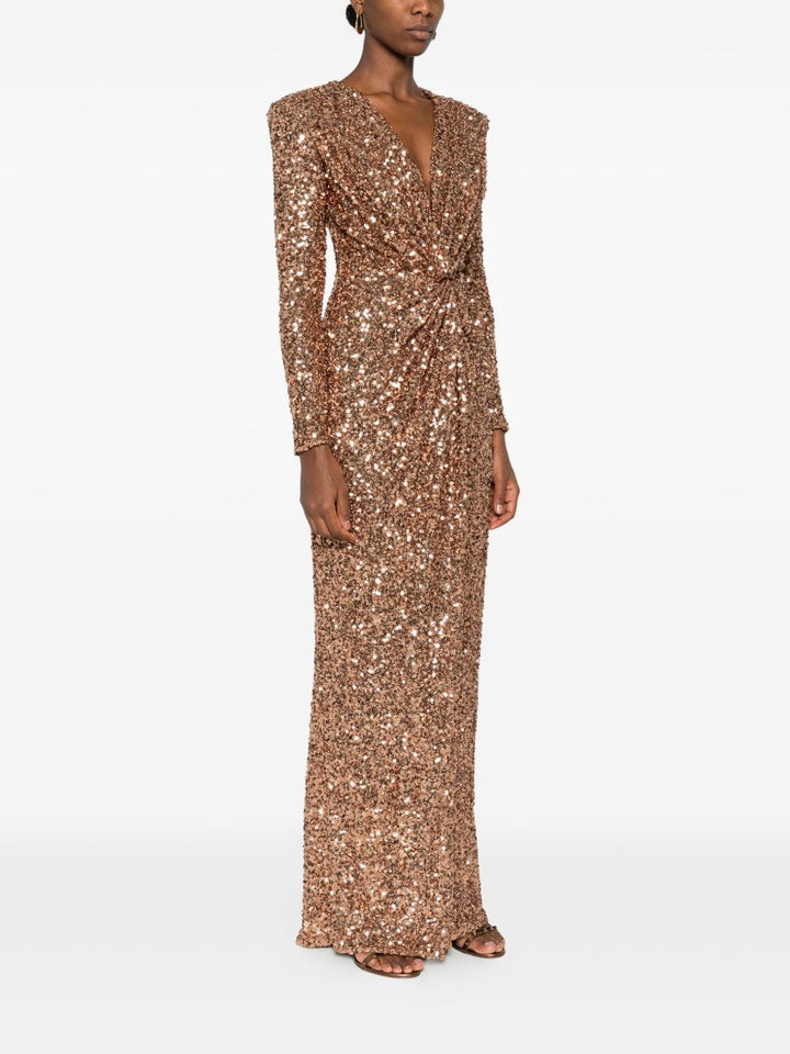 Elisabetta Franchi Dresses - MARRONE | 136c4c333d0b6fbbf80c432264bdeae6e8c2bcea