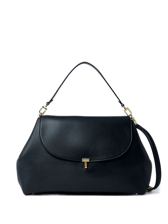T-Lock Leather Shoulder Bag