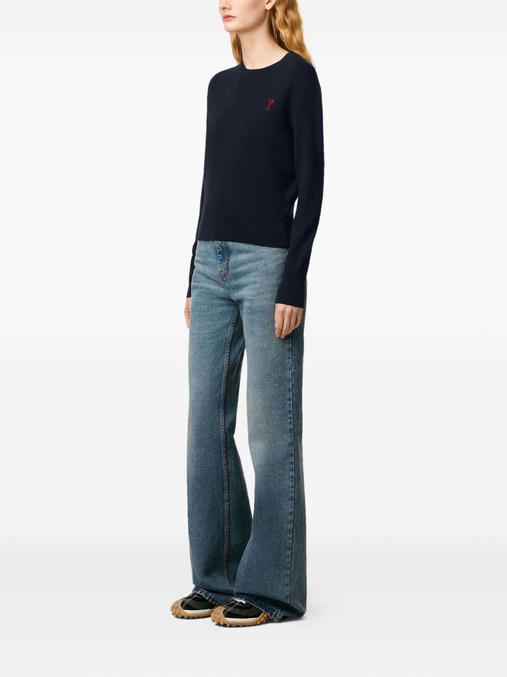 Ami Paris Sweaters - Blue and green | 5f90d733e013797224dc845cc429853814fb59e8