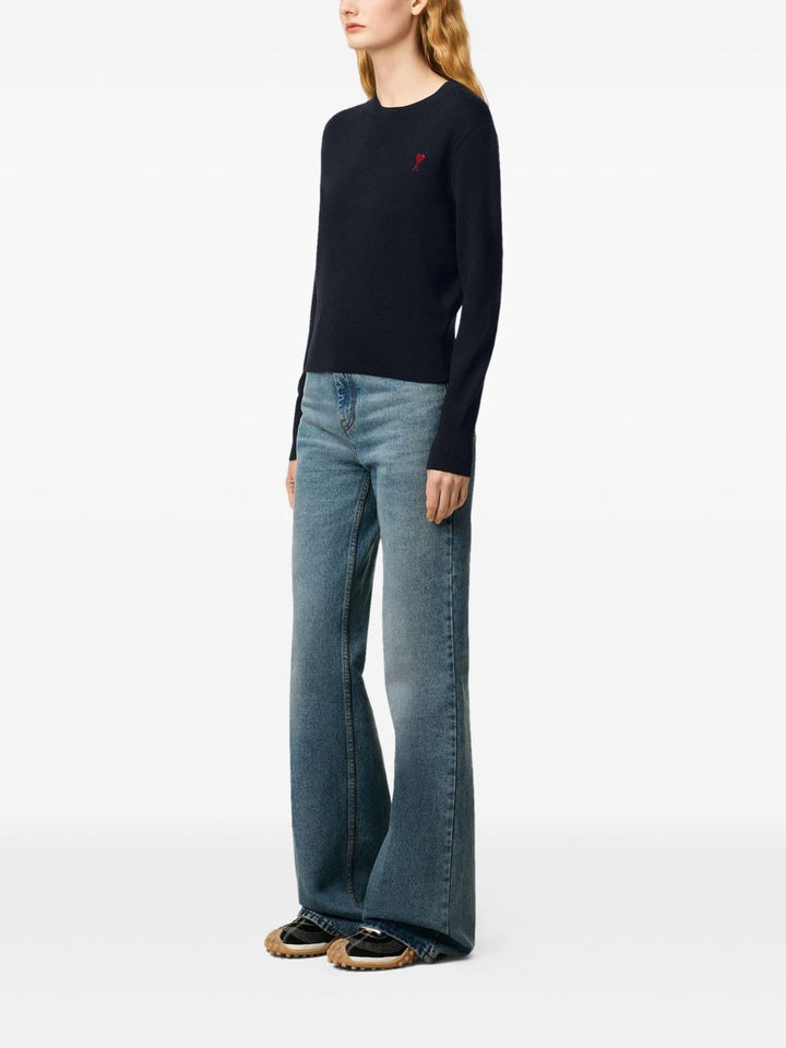 Ami Paris Sweaters - Blue and green | 5f90d733e013797224dc845cc429853814fb59e8