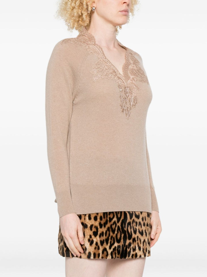 Ermanno Firenze Sweaters - Brown | eedd6646b5c1213ffafc1b101d10f9f2abf2ea57