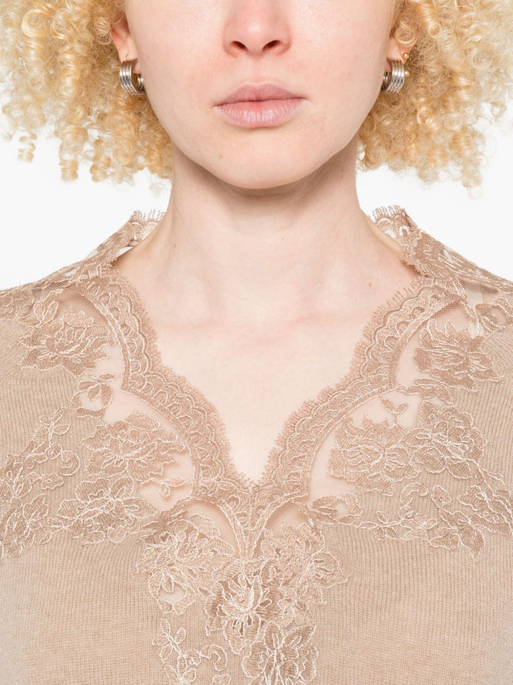 Ermanno Firenze Sweaters - Brown | b0a42ab54d069df2e475391d98e8d10161ee08f4