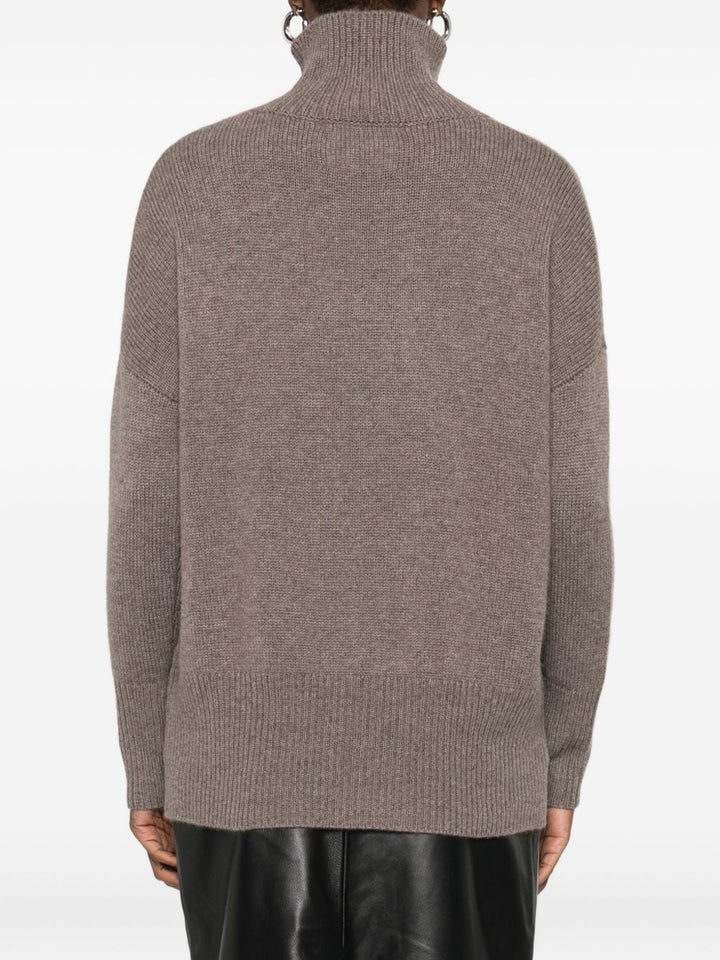 Lisa Yang Sweaters - MARRONE | e480309ab82353e2d00f6d4d9fa69dd08f8b1a5d