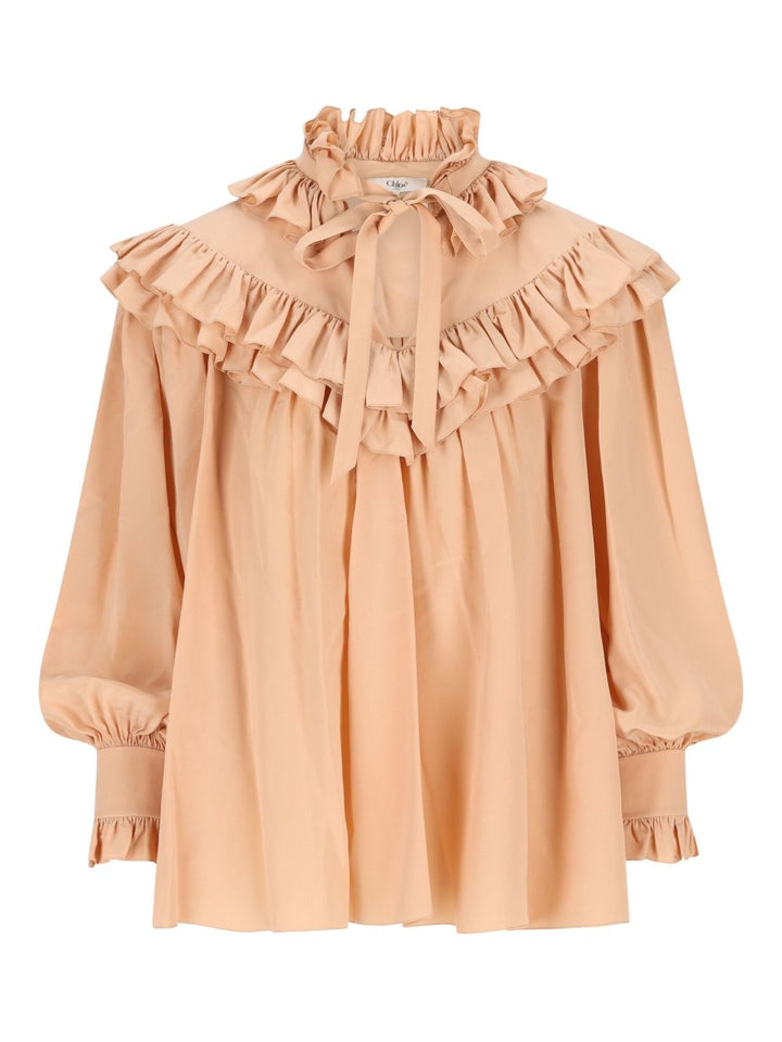 Chloè Top - Light and natural | 349c08bbc96f5a6d74810d723ce5dbf43bd36ad5