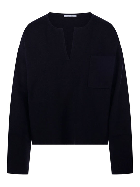 V-Neck Sweater In Cashmere Wool