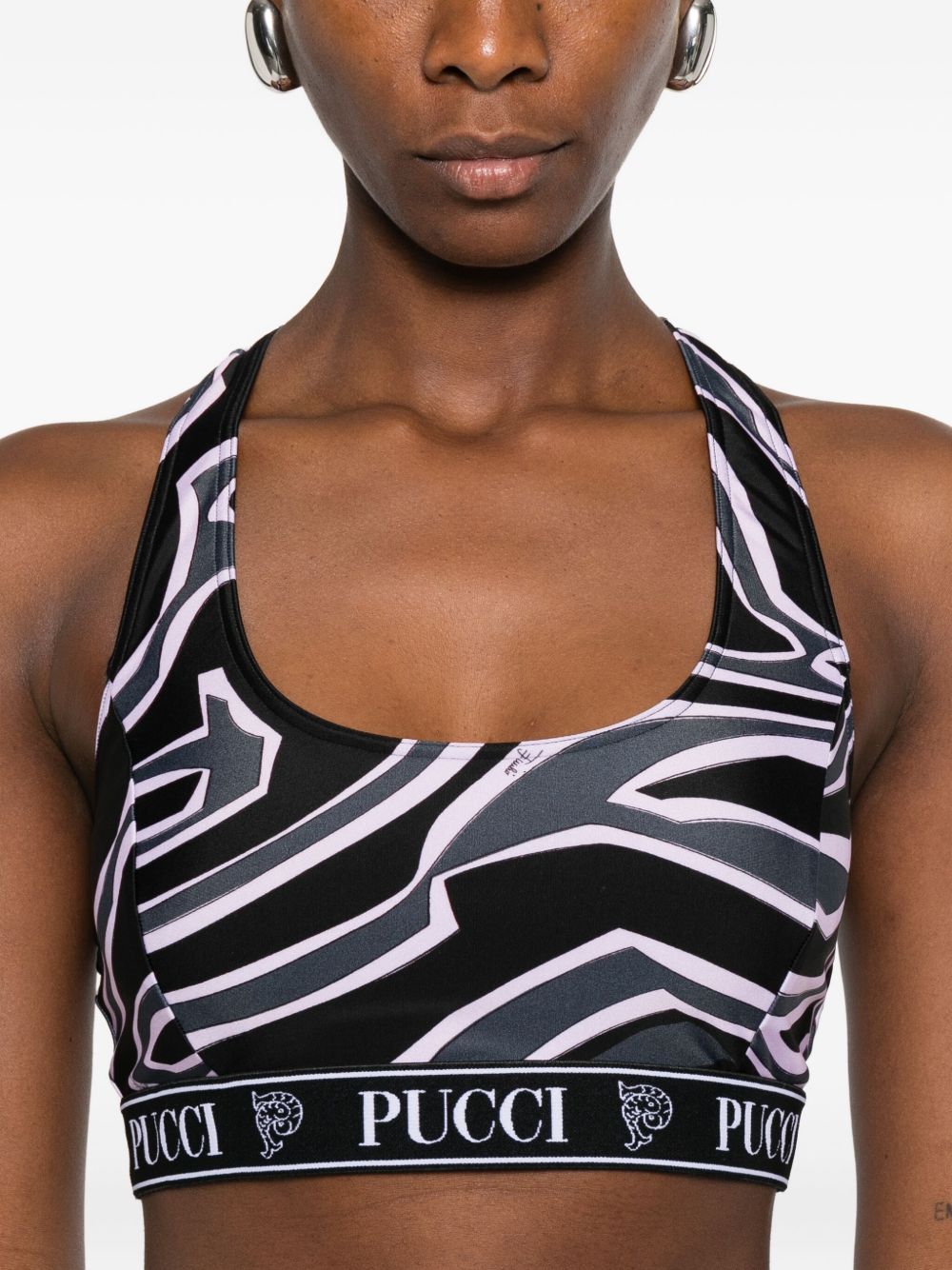 Pucci Top - Blacks and greys | 66ac4ec218f54a2a9faca5a4e2d395ced6f8acb3