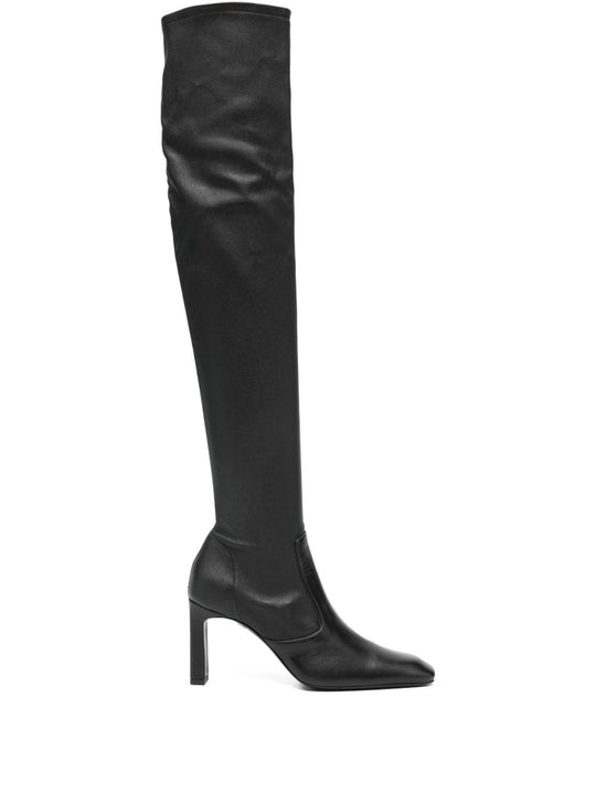 Leather Heel Boots
