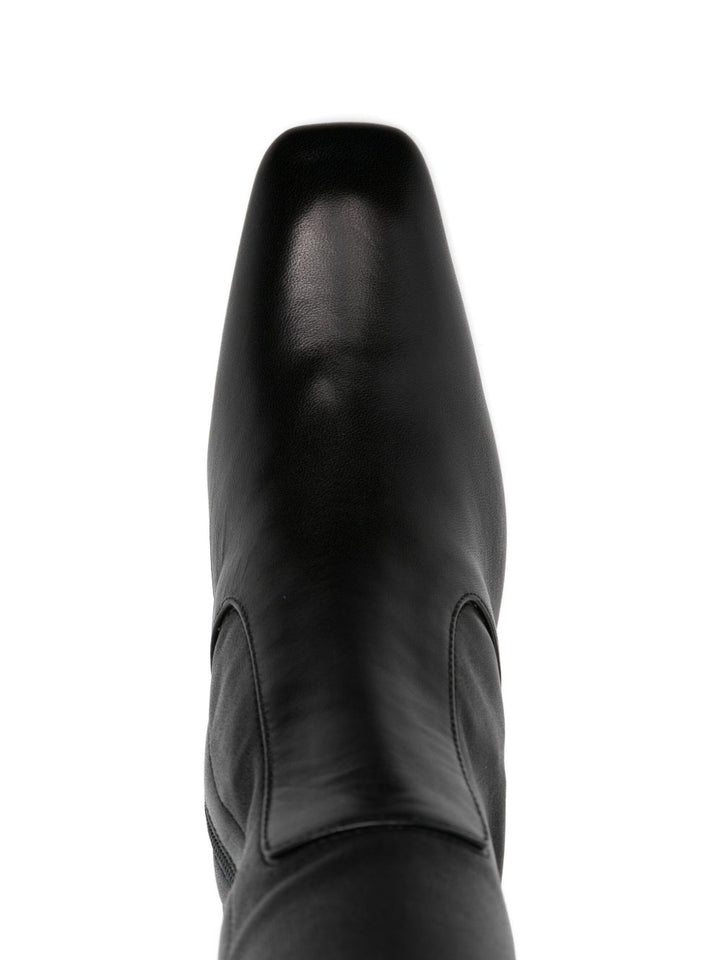 Toteme Main Boots - Blacks and greys | c5819d2228957aaa28ea4de2f136614a49fa7655