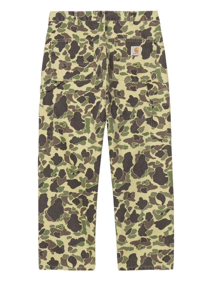 Carhartt Wip Main Trousers - Blue and green | e11fd458db8cc5198122af5dd27414263c3f0b8d