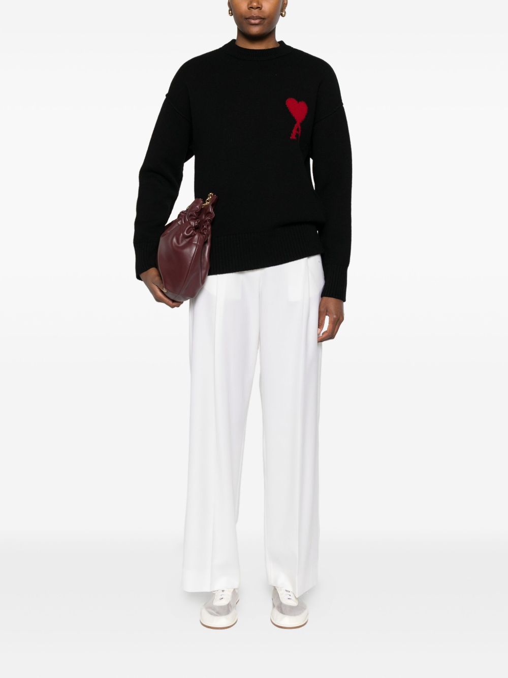 Ami Paris Sweaters - Blacks and greys | b05230130bd80e93d0aa4047458381781d09840b