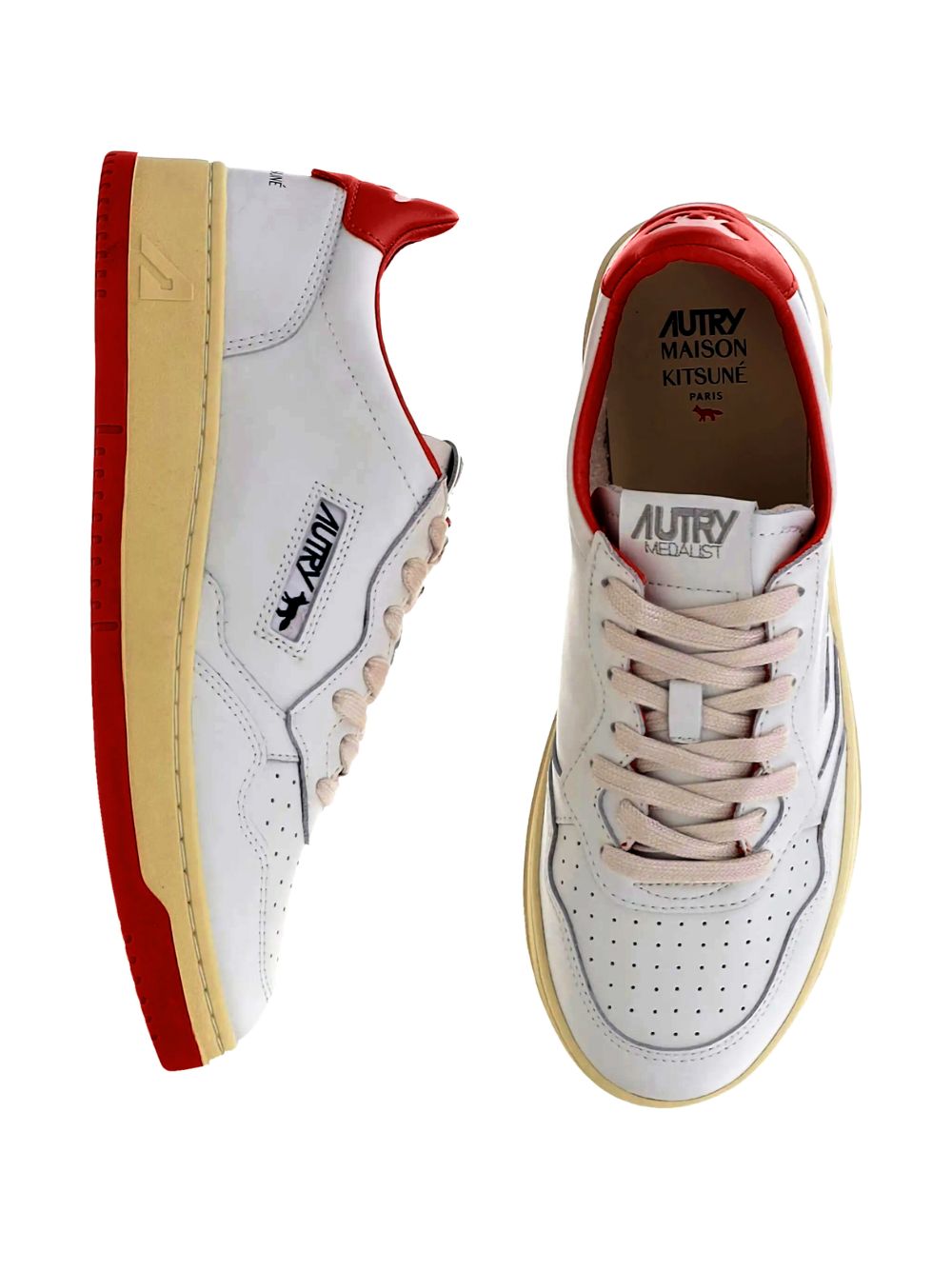 Autry X Maison Kitsune Sneakers - Bright | 376159a0701fe9df2230fbccd337684d77d65509