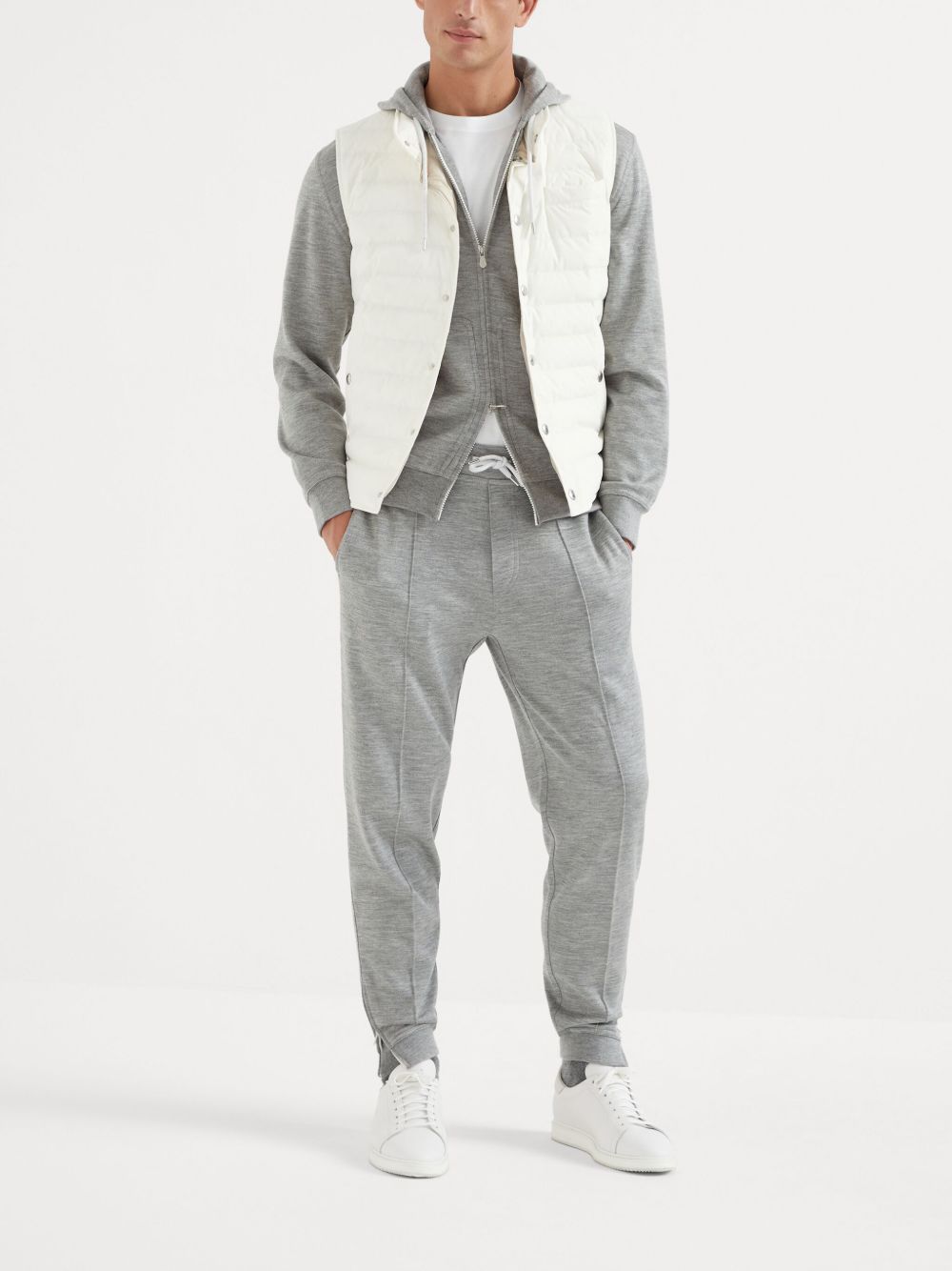 Brunello Cucinelli Sweaters - Blacks and greys | 8df031539a148c9ca5385974c9b59d9e057cd030