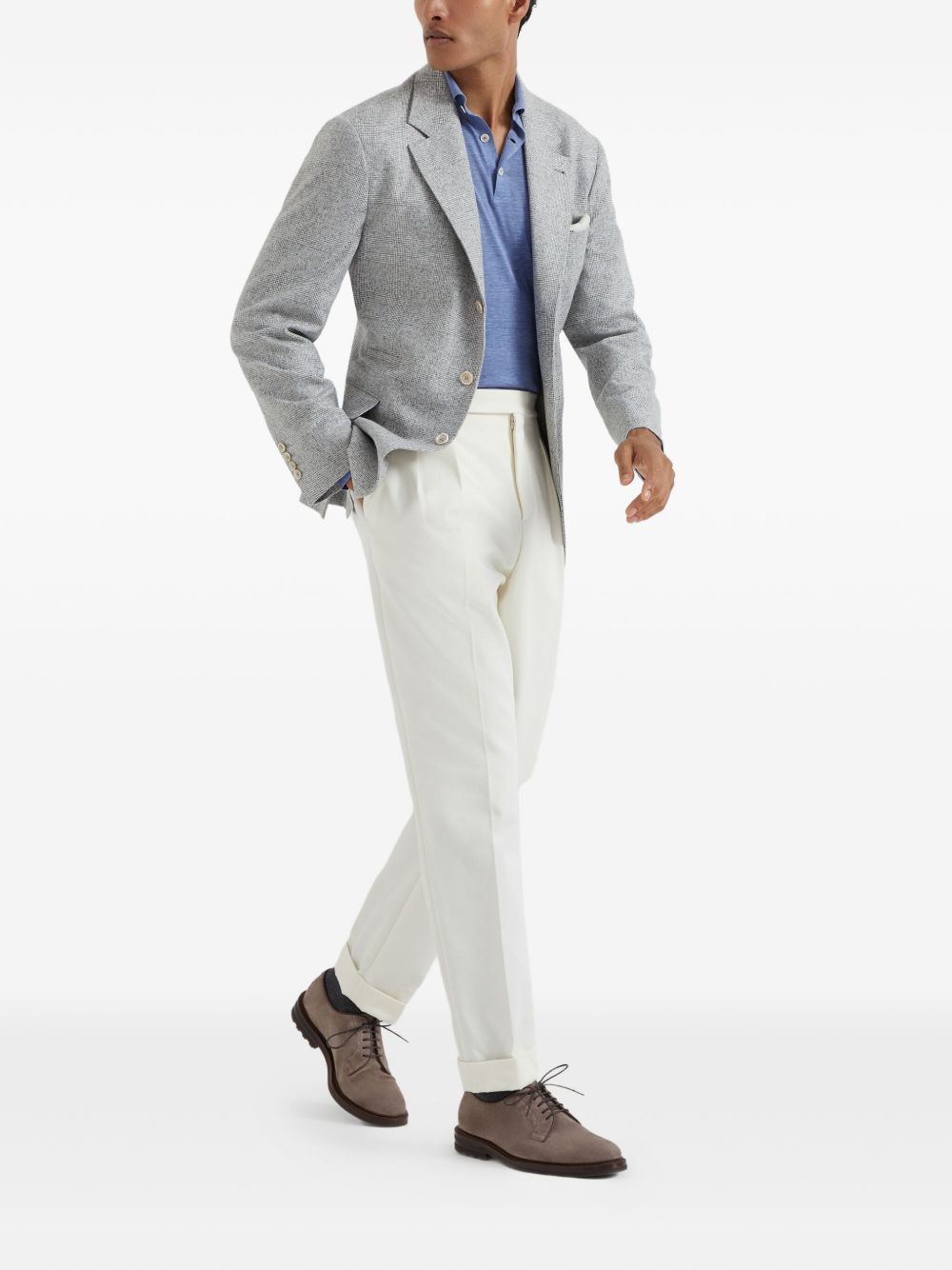 Brunello Cucinelli T-shirts and Polos - Blue and green | 4bc5eb8b992e8b6504817bdf3461e9274671af58