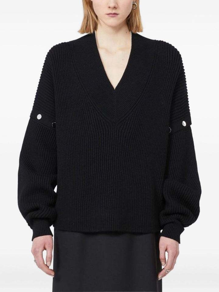 Sportmax Sweaters - Blacks and greys | 5000bd422704d2deb97b881c06055b6aa261626a