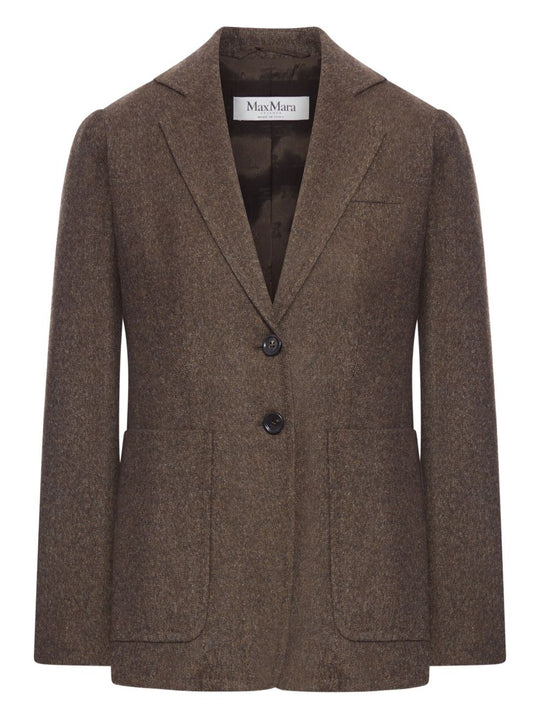 Wool Single-Breasted Jacket