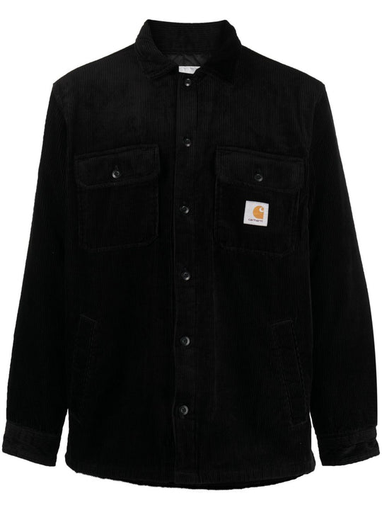 Logo Cotton Shirt Jacket