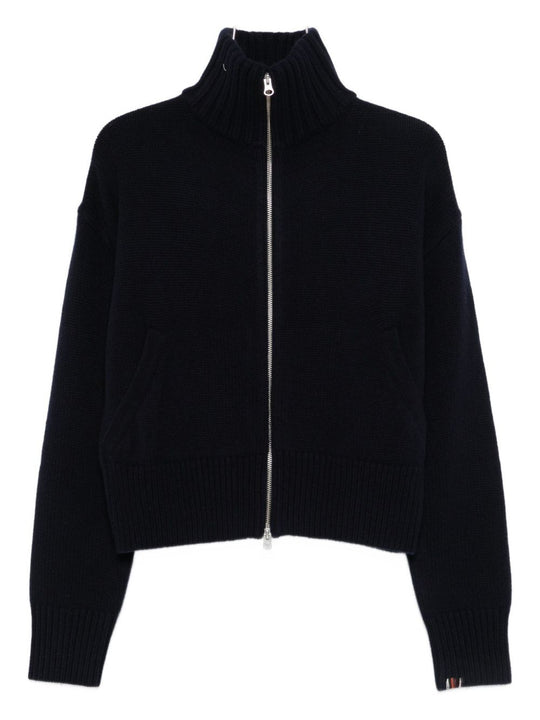 Cashmere Zipped Cardigan