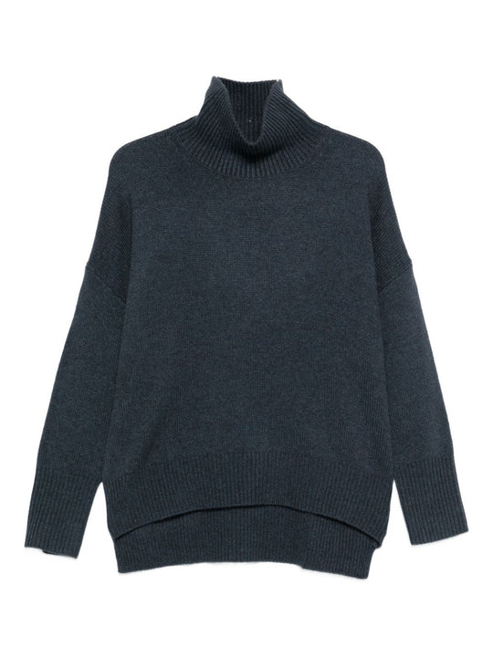 Heidi Cashmere Turtle-Neck Sweater