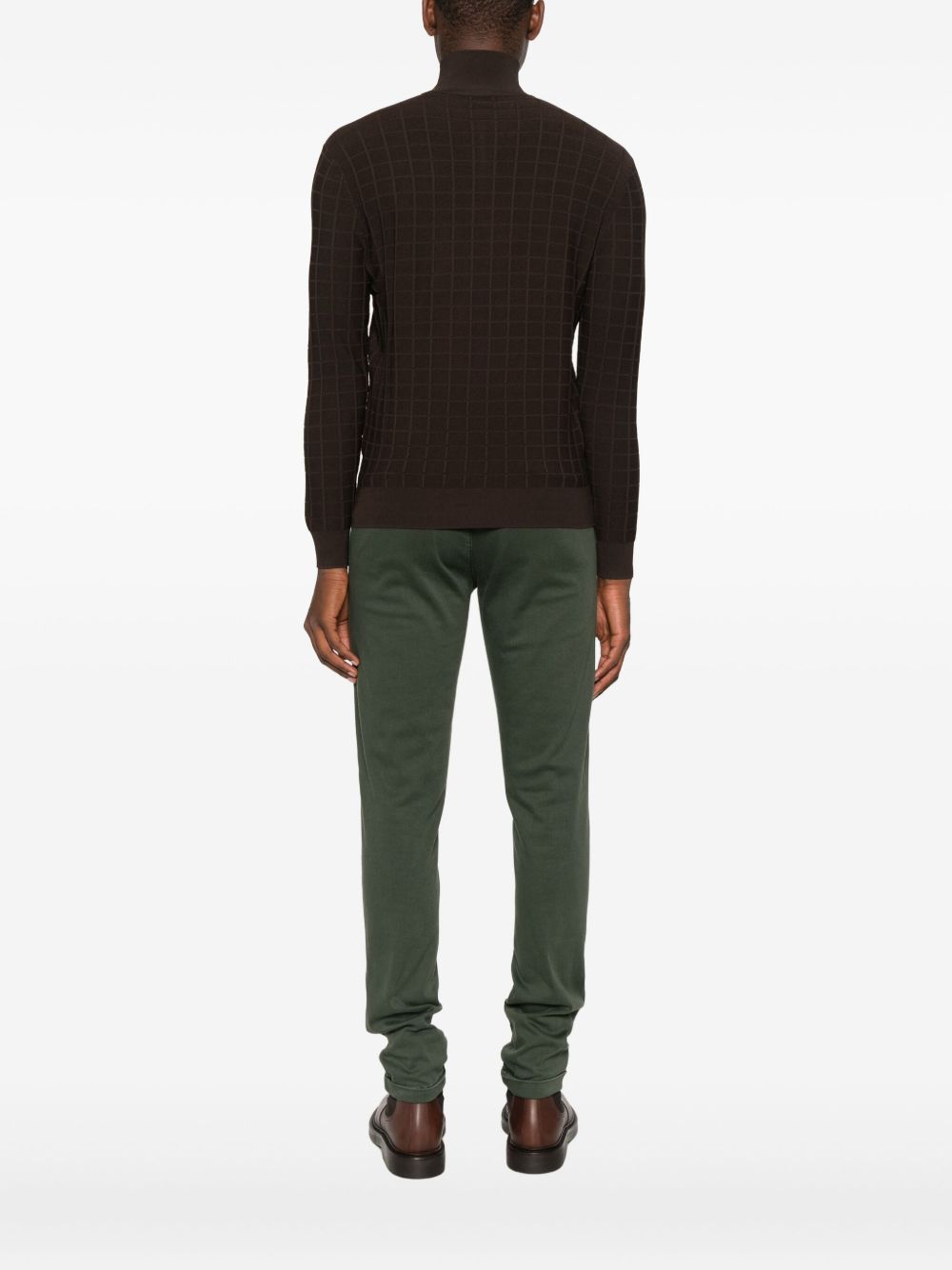 Emporio Armani Sweaters - Brown | 024e87fe2ba958bca0b87efed91feaa87f229d39