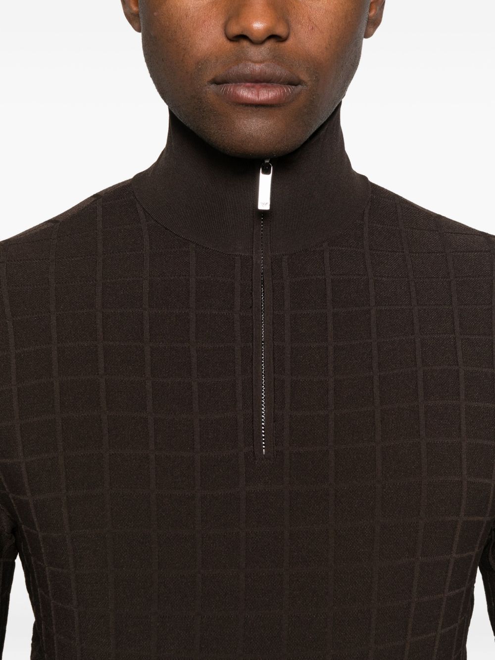 Emporio Armani Sweaters - Brown | a725a680789c858ffdd1bbac3e5cae2090c8412e