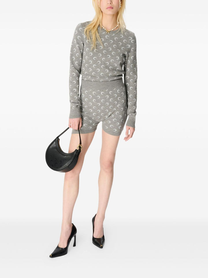 Marine Serre Sweaters - Blacks and greys | 3f445e0828767ef24a077e622cd47987c5aaff7d