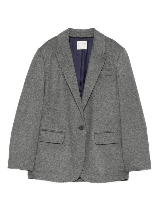 Wool Single-Breasted Jacket