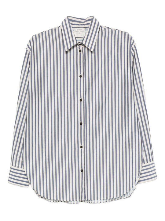 Striped Cotton Blend Shirt