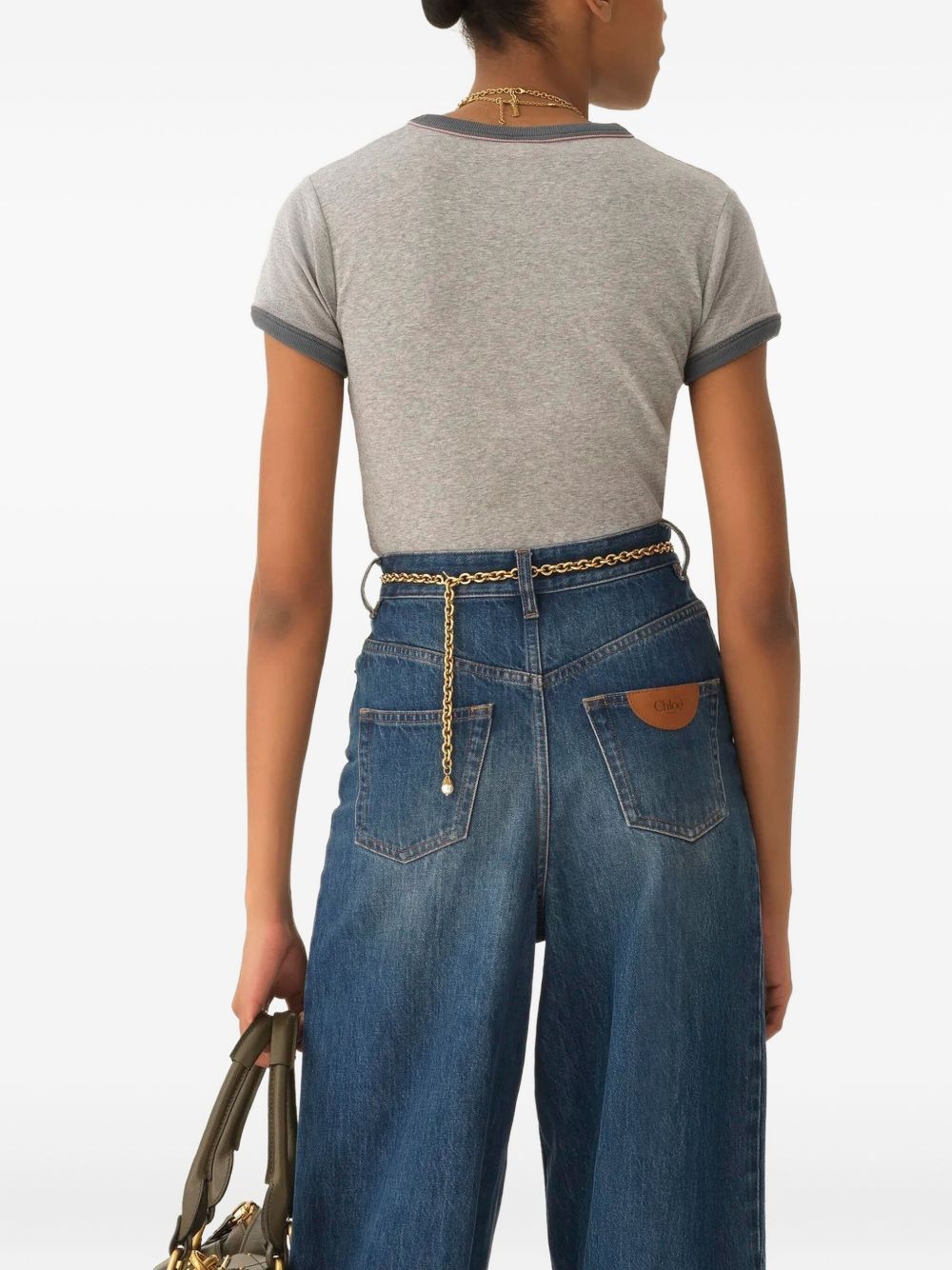 Chloè T-shirts and Polos - Blacks and greys | 16c63dfb4b6270ee42f32c4155767a7785fd419b