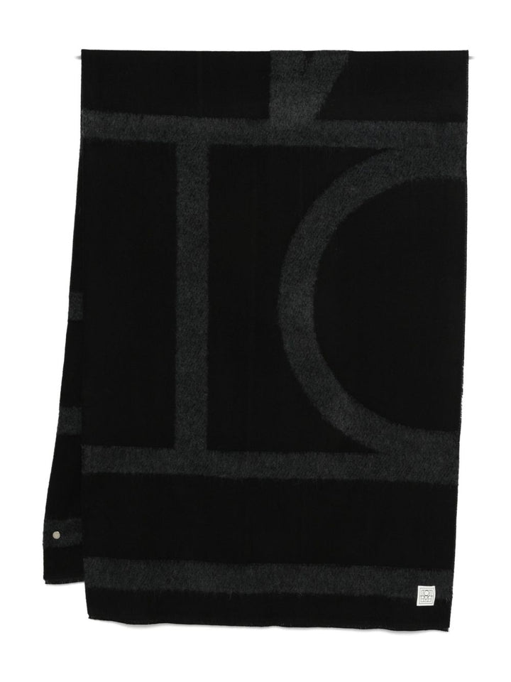 Toteme Main Scarfs - Blacks and greys | fa09636f6bb897024de6ec687c433c7cacee8cdb