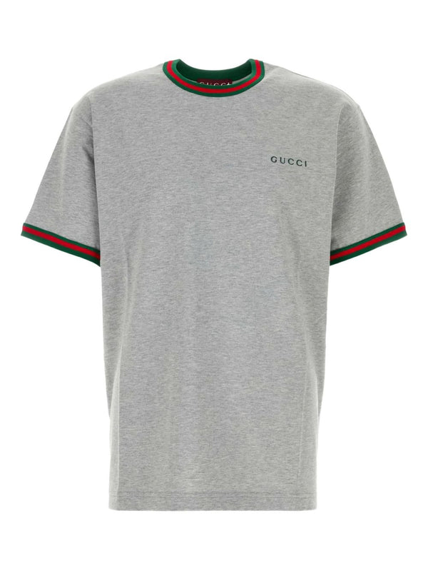 Web Detail Cotton T-Shirt